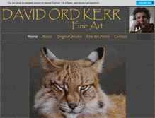 Tablet Screenshot of davidordkerr.com